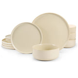 Kook Somerset Ceramic Dinnerware Set, 12-Piece
