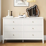 Wholesale 47" 6-Drawer Fluted Dresser, Eco-Friendly & Water-Resistant