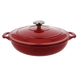 Chasseur Enameled Cast Iron Braiser with Lid, 1.8qt