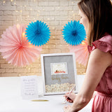 Baby Love Elephant Baby Shower Guest Book Frame