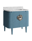 Briallen 36" Blue Vanity with Oval Undermount Sink