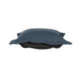 Puff Ottoman Cover Qivuit Blue