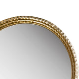 Gold Metal Arched Wall Mirror Home Decor Accents