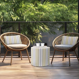 Indoor/Outdoor No Tip Cylinder Short Dune Moss