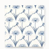 French Home Set of 4 Botanical Sugarbird Napkins - Sky