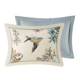 Garden Study Cotton Twill Comforter Set, Khaki