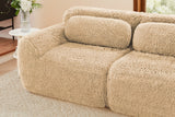 MELLOW 80" Loveseat with 2 Ottomans