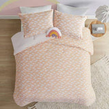 Sunshine Rainbow Kids Cotton Comforter Set, Coral