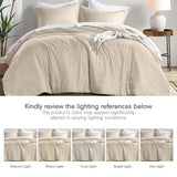 Chambray Denim Inspired Comforter Set, Neutral
