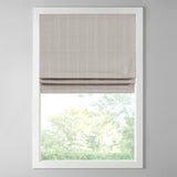 Basketweave Room Darkening Cordless Roman Shade, Taupe
