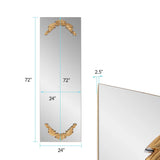 Adelard Mirror in Antique Gold