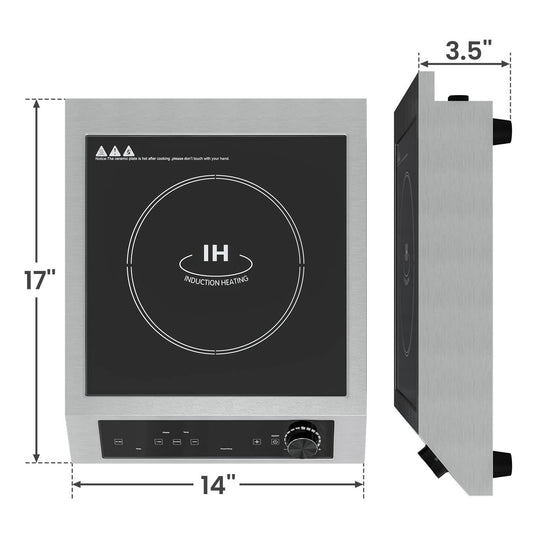 Portable Induction Cooktop, Commercial-Grade Electric Counte