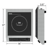 Portable Induction Cooktop, Commercial-Grade Electric Counte