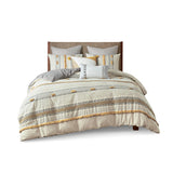 Sable Yellow Stripes Comforter/Duvet Cover Mini Set