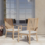 Wholesale Aluminum Patio Dining Chair Set of 6 with Waterproof Cushion