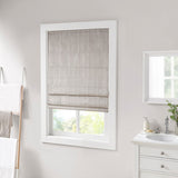 Basketweave Room Darkening Cordless Roman Shade, Taupe