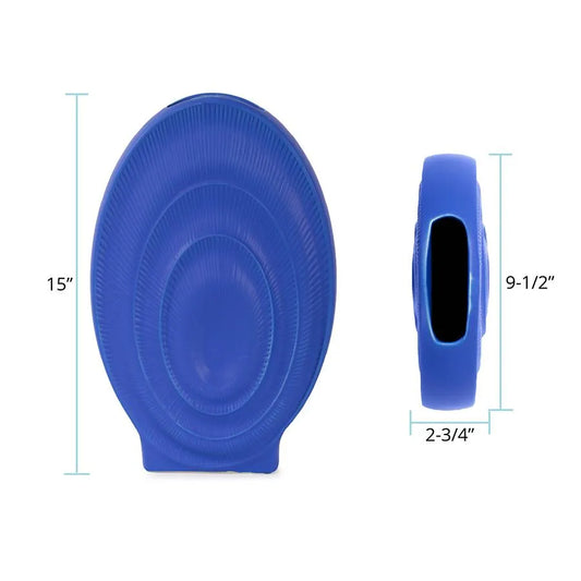 Radiant Blue Tall Ceramic Vase