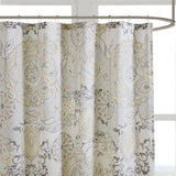 Medallion Traditional Cotton Shower Curtain