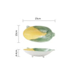 Vegetable Shape Snacks Sauce Dish