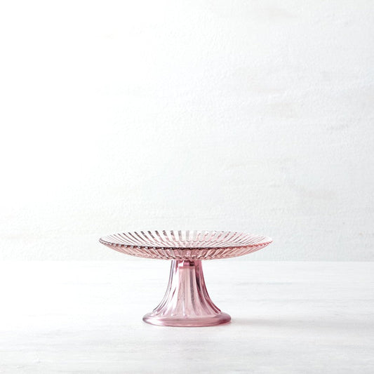 Archie Pink Mini Cake and Cupcake Stand 8.25"