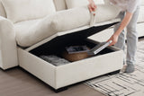 PERTH 122" 3-Seater Sofa with 1 ottoman