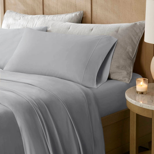 4-Way Stretch Cool Touch Jersey Sheet Set, Grey