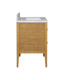 Santos 28" Sea Sand Vanity with Rectangular Undermount Sink