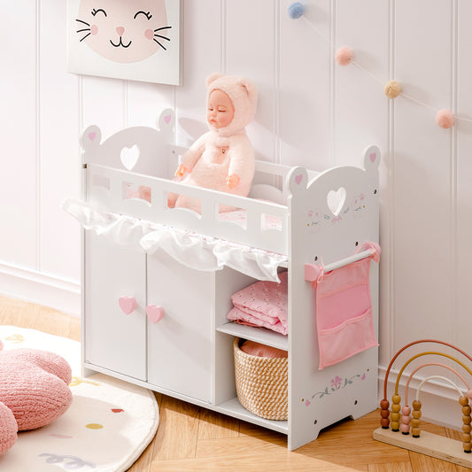 ROBUD Baby Doll Crib Rabbit