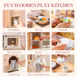 ROBUD Wooden Kids Kitchen PlaySet Series -Pink