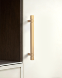 DESIGN3909 Champagne Bronze Cabinet Pulls | Square Cabinet Handles for Cabinets & Drawers