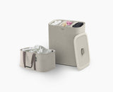 2-piece Ecru Tota Trio 90L & Hold-All Laundry Basket Set