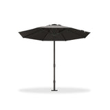 PURPLE LEAF Luxury Market Umbrella 1.9"/2.4"/3.1" Pole Commercial Hydraulic Semi-Automatic Umbrella
