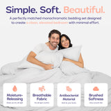 MellowSoft™ Duvet Set Gray