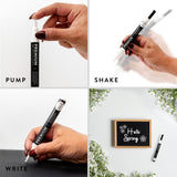 200 Chalkboard Labels with Chalk Marker
