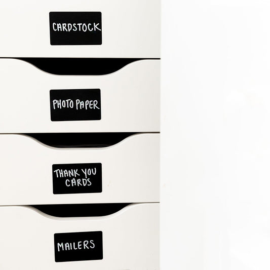 Chalkboard Labels 200 Pack with Chalk Marker
