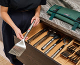 6-piece GrillOut™ BBQ Utensil Set with Extending Handles