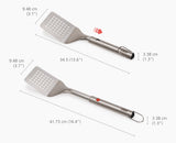 GrillOut™ Stainless-Steel BBQ Turner with Extending Handle