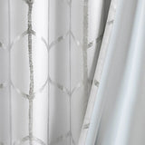 Wholesale Metallic (Max Blackout) Window Panel, White/Silver