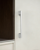 DESIGN2008 Slim Rectangular Handles for Flat Panel & Shaker Cabinets | 5" Pulls, Matte Black