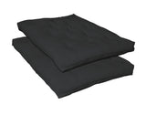 8-inch Premium Futon Pad Black