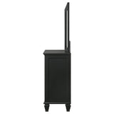 Sandy Beach 11-drawer Dresser with Mirror Black