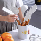 11pcs Silicone Kitchen Utensil Set with Handles