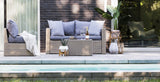 Transformer Patio Conversation Set - Modular 3 Piece to 5