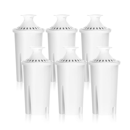 AQUA CREST Replacement for Brita® Pitchers and Dispensers, 6 Count