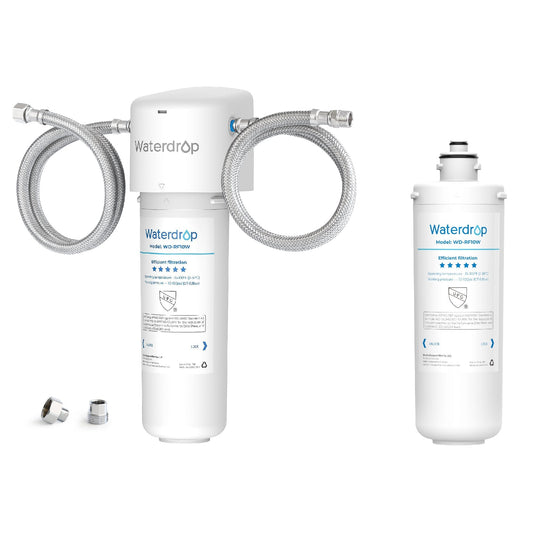 Waterdrop 10UAW Under Sink Water Filter System,NSF/ANSI 42 Certified, With RF10