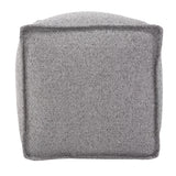 Square Pouf Panama Stone