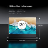 LTV-3000 Pro Plus UST RGB Station 120''-130'' AWOL Vision Acoustic ALR Floor Rising Screen Bundle