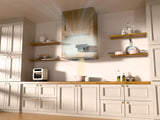 CIARRA Professional Series 28 inch Built-In Range Hood Insert with 4-Speed Levels and Smart Control | CAS28927A-OW