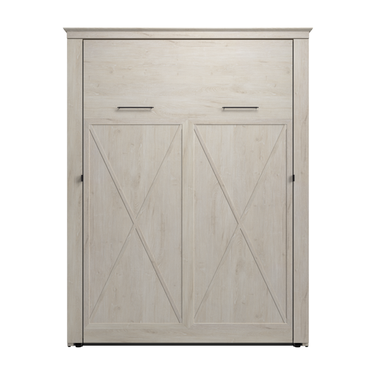 Murphy Bed Linen White Oak, Queen Size