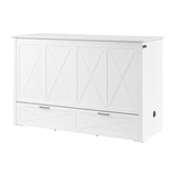 Murphy Cabinet Bed with Pullout Drawer Without Mattress